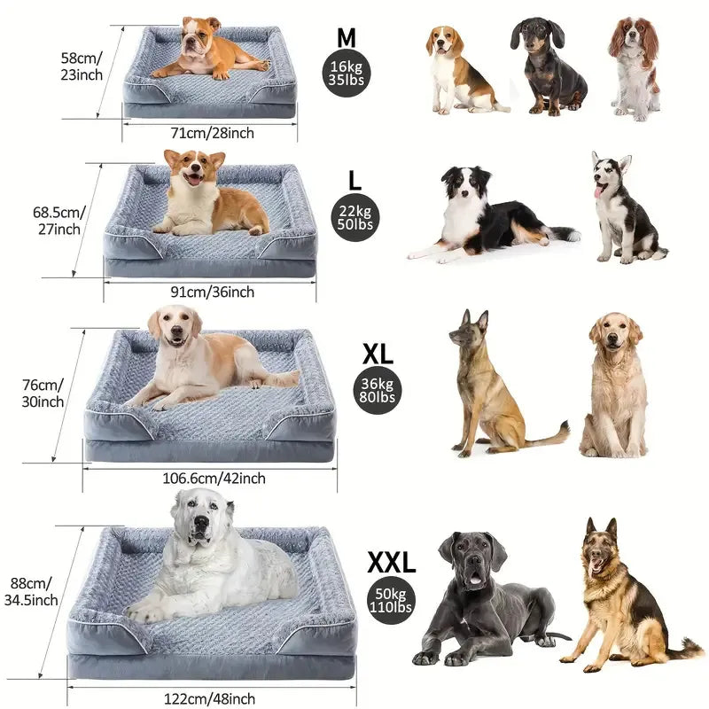 ZD BEDDING - Waterproof Fabric Removable And Washable Pet Bed