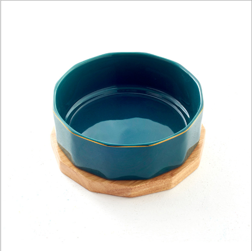 ZD# ?  - Ceramic Non-Slip Cat Bowl for Pets