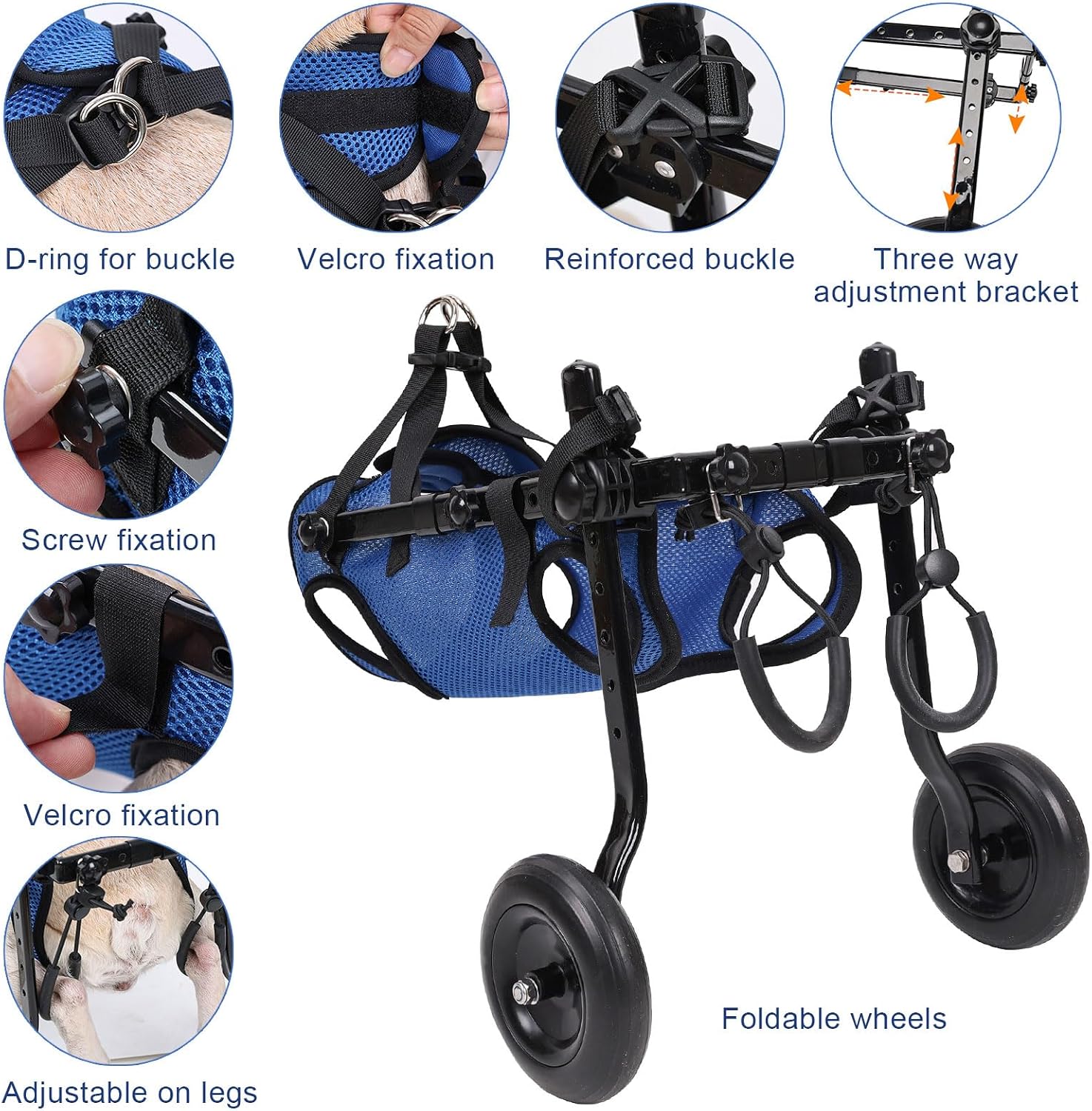 Loyal Stride Cart – Dog Wheelchair for Small to Medium Dogs