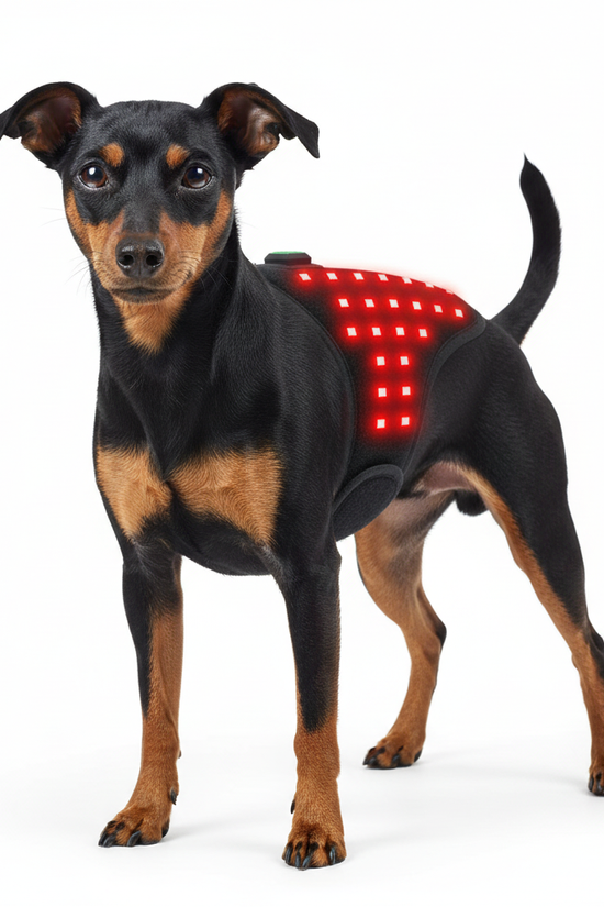 כלב עם חגורת טיפול - אופציה 20