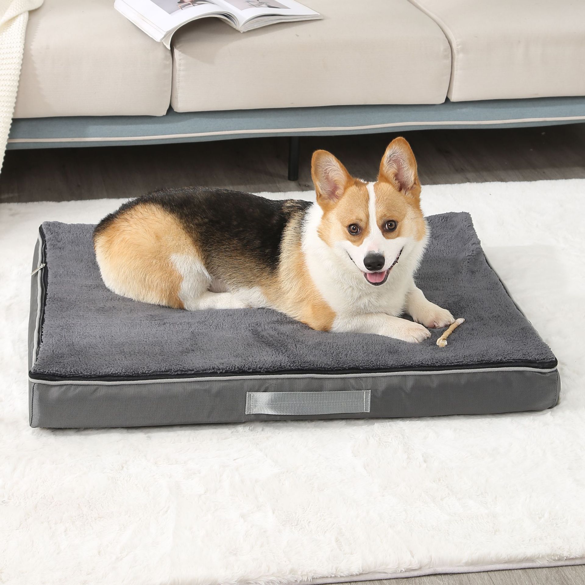 Big Pet Bed, Plush Memory Foam