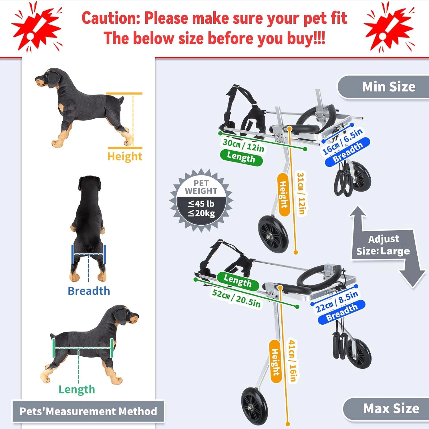 Nano Stride Cart – Hind-Leg Wheelchair for Small Dogs