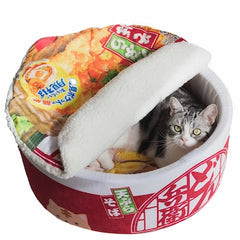 Ramen Noodle Cat Nest