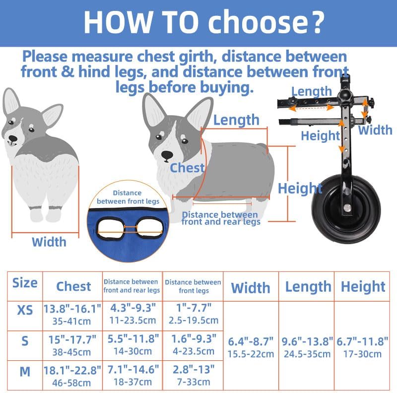 Loyal Stride Cart – Dog Wheelchair for Small to Medium Dogs
