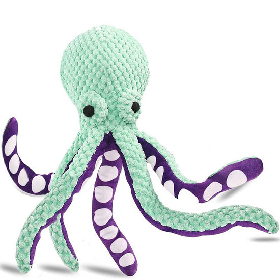 Octopus Squeaky Plush Toy