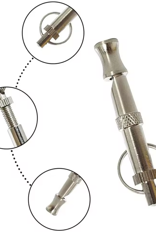 Ultrasonic Dog Training Whistle on a white background