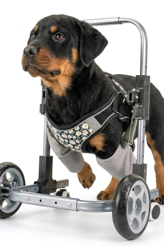 FrontRise Mini - Four-Wheel Front-Leg Wheelchair for Small Dogs