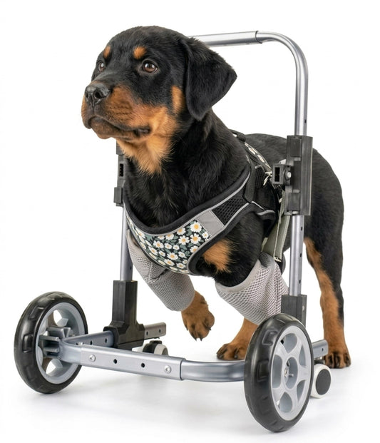 FrontRise Mini - Four-Wheel Front-Leg Wheelchair for Small Dogs