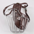 ZENDROP # - Genuine Leather Dog Muzzle for Bark Control