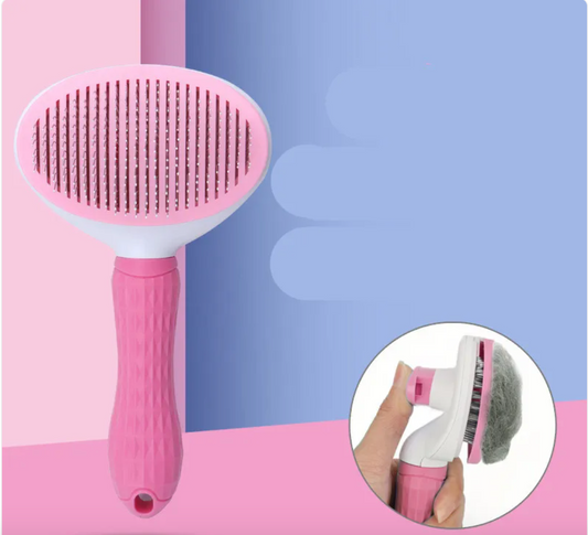 Pet Deshedding Comb · Professional Grooming for Dogs & Cats